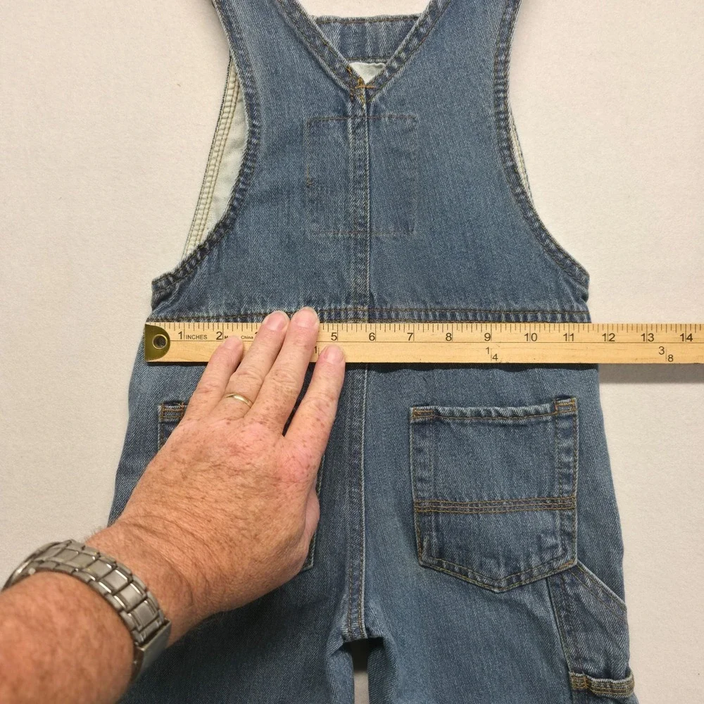 Oshkosh Denim Overalls Toddler 4T Blue Carpenter Utility Bib